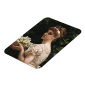 Pea Blossoms (von Edward Poynter) Magnet (Linke Seite)