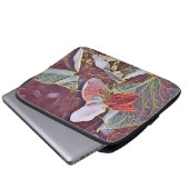 PEA-BLUME LAPTOPSCHUTZHÜLLE (Vorne Knopf)