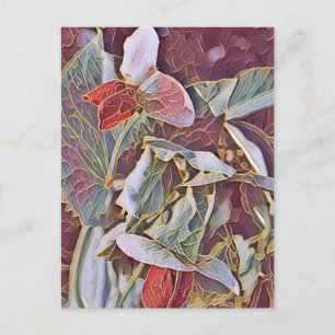 PEA-BLUME POSTKARTE