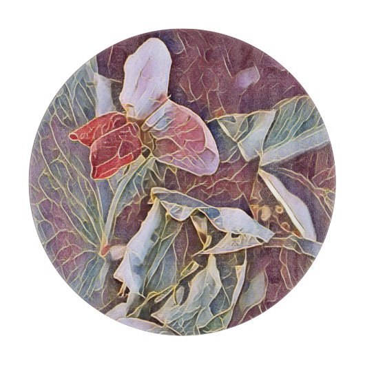 PEA-BLUME SCHNEIDEBRETT (Vorderseite)