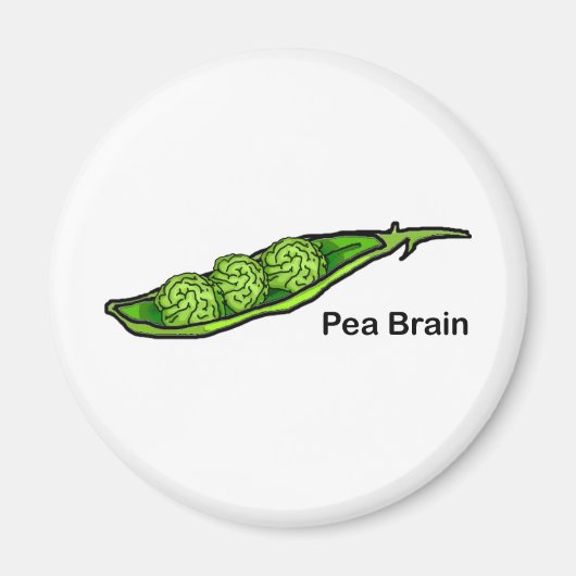 Pea Brain Magnet (Vorne)
