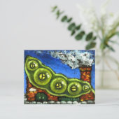 Pea Fairy House Postkarte (Stehend Vorderseite)