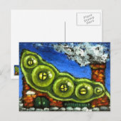 Pea Fairy House Postkarte (Vorne/Hinten)