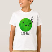Pea Funny Sleeping Pea Pun T-Shirt (Vorderseite)