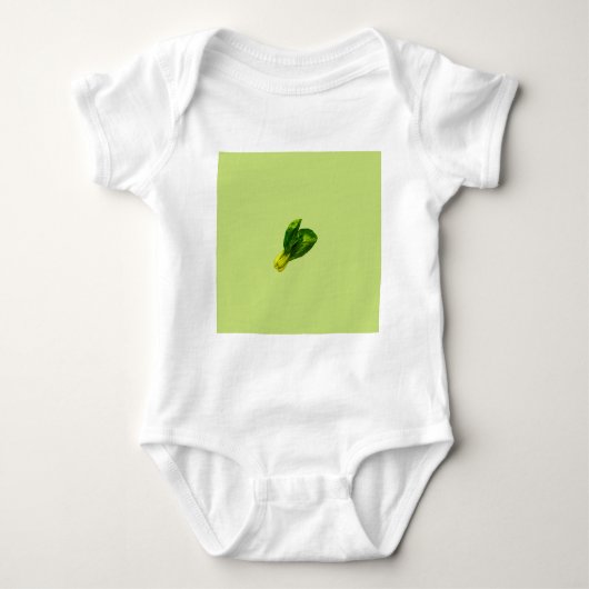 Pea Green Bok Choice Baby Strampler (Vorderseite)