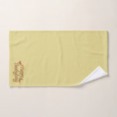 Pea Green Happy Thanksgiving Badhandtuch Set (Handtuch)