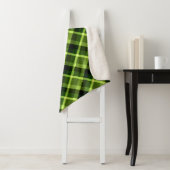 Pea Green Kariert Pattern Kleine Sherpa Blanket Sherpadecke (Beispiel)