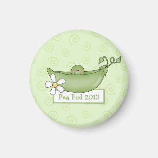Pea in einem Pod Baby Shower Magnet