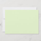 Pea in the Pod Baby Shower Einladungen (Rückseite)