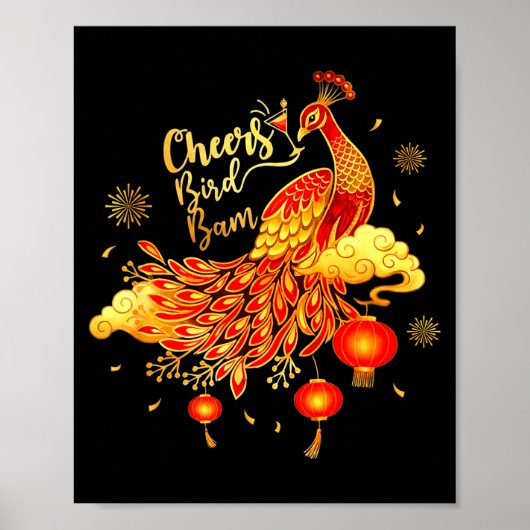 Pea Mahjong Cheers Bird Bam Chinese Mah Jong Game Poster (Vorne)