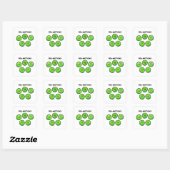 Pea-Motions Funny Vegemoniale Pun Sticker (Blatt)