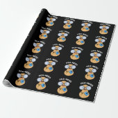 Pea-Nerd Funny Nerd Peanut Pun Dark BG Geschenkpapier (Ungerollt)