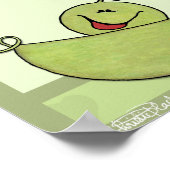 Pea Pod Baby Birth Information Poster (Ecke)