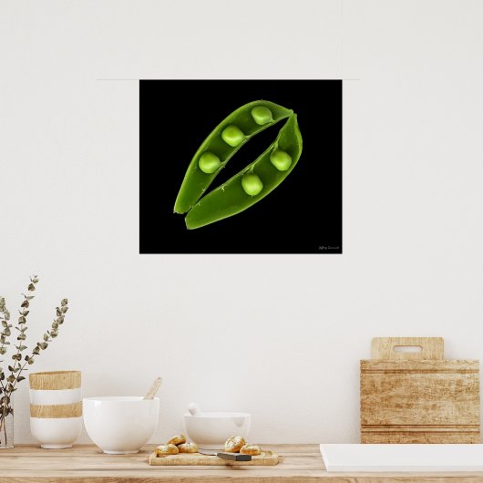 Pea pod poster (Küche)