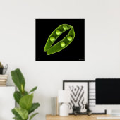 Pea pod poster (Heimbüro)