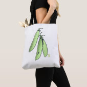 Pea Pods Sturdy Brushed Polyester Shoulder-Tasche Tasche (Von Nahem)