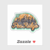 Pea Ridge, Arkansas Sticker (Blatt)