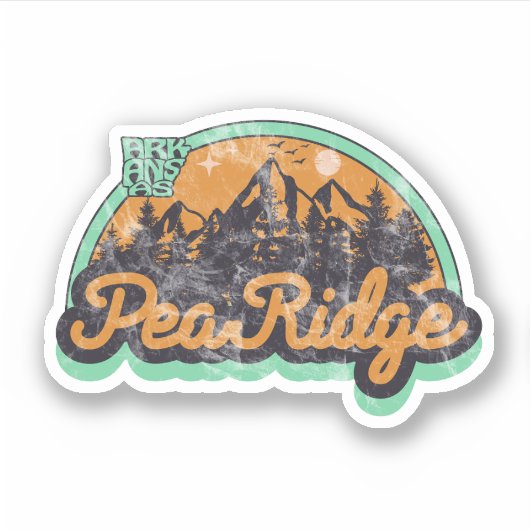 Pea Ridge, Arkansas Sticker (Vorderseite)