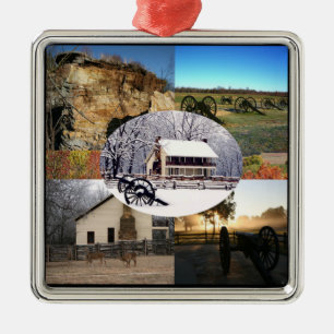 Pea Ridge National Military Park Silbernes Ornament