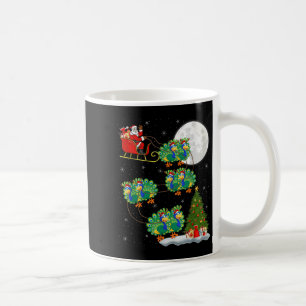 Pea Santa Sleigh Flying Funny Magazine Kaffeetasse