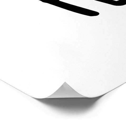 Pea Shirt Funny Veggie Pea TShirt Pun Poster (Ecke)