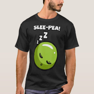 Pea Vegetarian Sleeping Seed Pod Blüte Pflanze V T-Shirt
