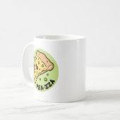 Pea-zza Niedlich Pizza Gemüse Pub Tasse (Vorderseite Links)