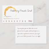 Peaberry Kaffee-Getränk-Lochkarte Treuekarte (Vorne/Hinten)