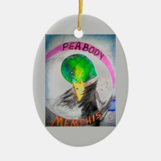 Peabody Memphis Keramik Ornament (Vorne)