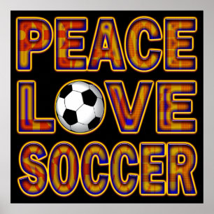 PEAC LIEBE SOCCER POSTER