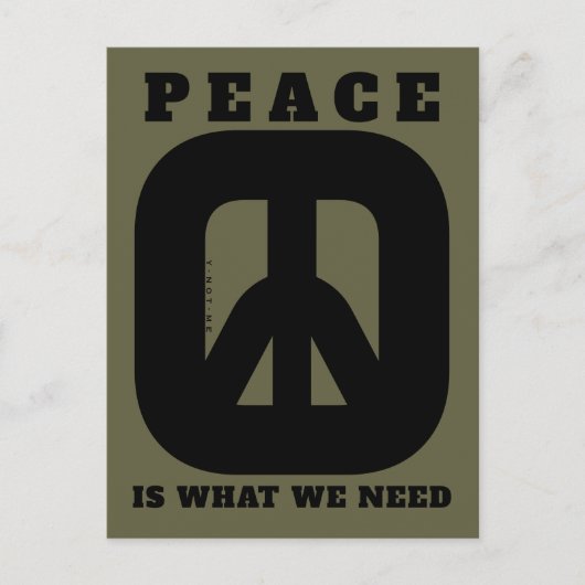 PEACE2 (IWWN) POSTKARTE (Vorderseite)