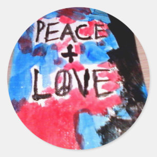 Peace#2 Runder Aufkleber