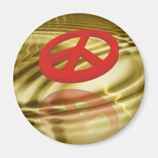 Peace 3D / Reflexion Magnet (Vorne)