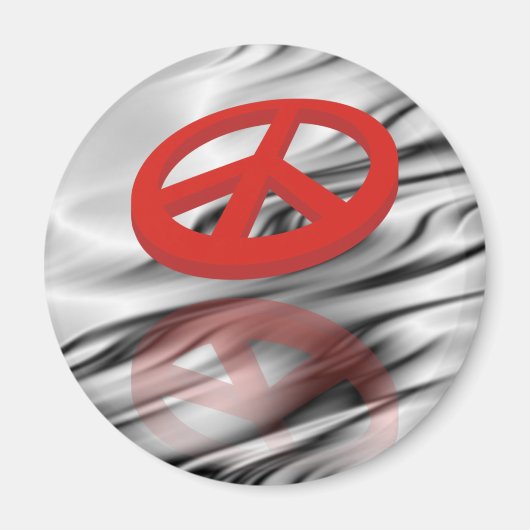 Peace 3D / Reflexion Magnet (Vorne)