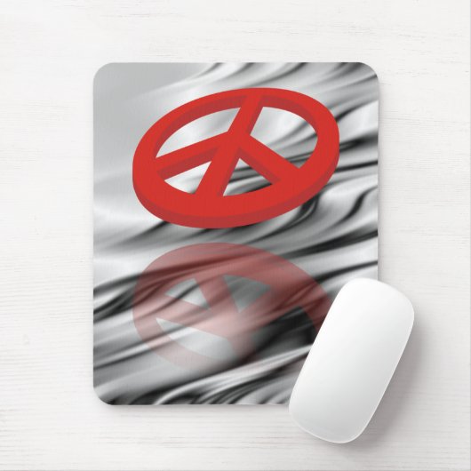 Peace 3D / Reflexion Mousepad (Mit Mouse)