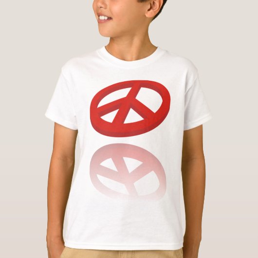 Peace 3D / Reflexion T-Shirt (Vorderseite)
