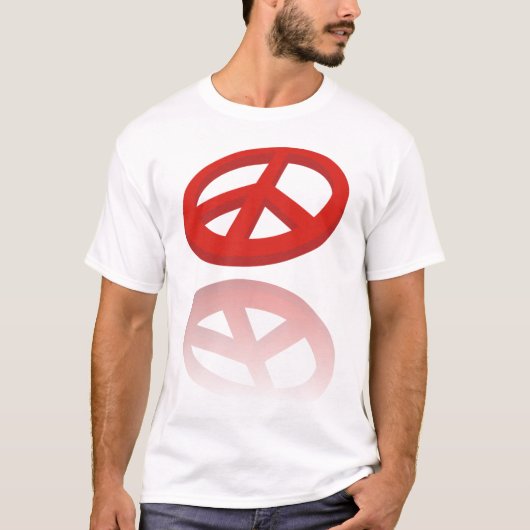 Peace 3D / Reflexion T-Shirt (Vorderseite)