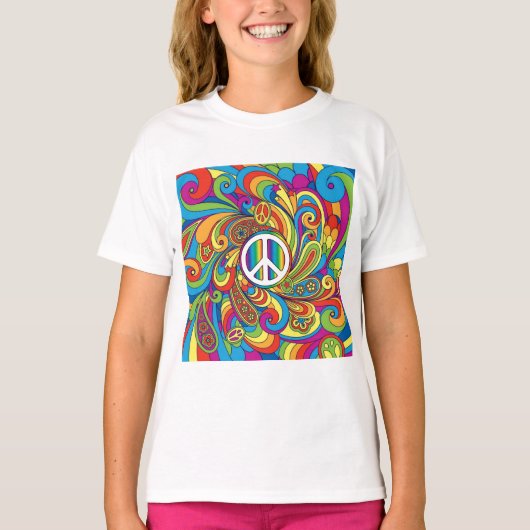 Peace 60er T-Shirt (Vorderseite)