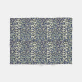 Peace Abounds Fleecedecke (Vorderseite (Horizontal))