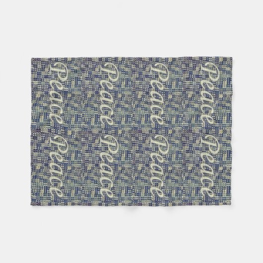 Peace Abounds Fleecedecke (Vorderseite (Horizontal))