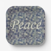 Peace Abounds Pappteller (Vorderseite)