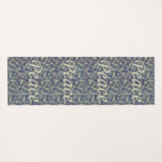 Peace Abounds Yogamatte (Rückseite (Horizontal))