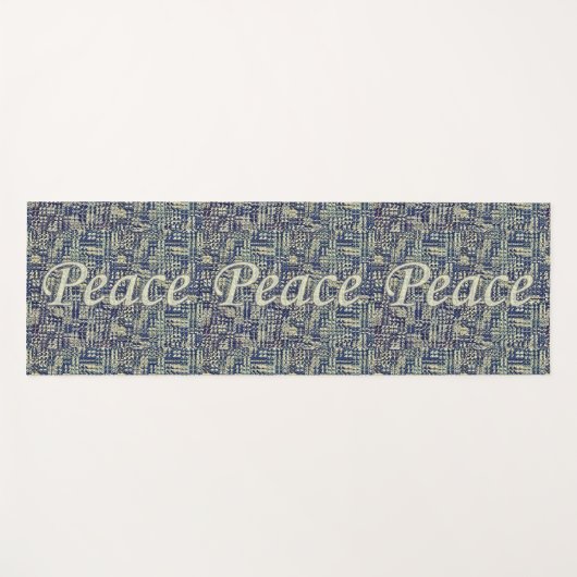 Peace Abounds Yogamatte (Vorderseite (Horizontal))