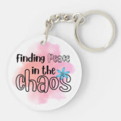 Peace Acrylic Schlüsselanhänger (Rückseite)