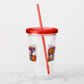 Peace Acrylic Tumbler Acryltrinkbecher (Links)
