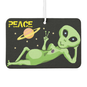 Peace Alien Air Freshener Autolufterfrischer