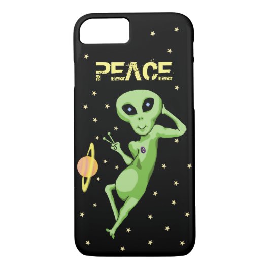 Peace Alien Handy Case (Rückseite)