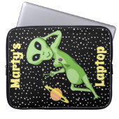 Peace Alien Laptop Case (Vorderseite)