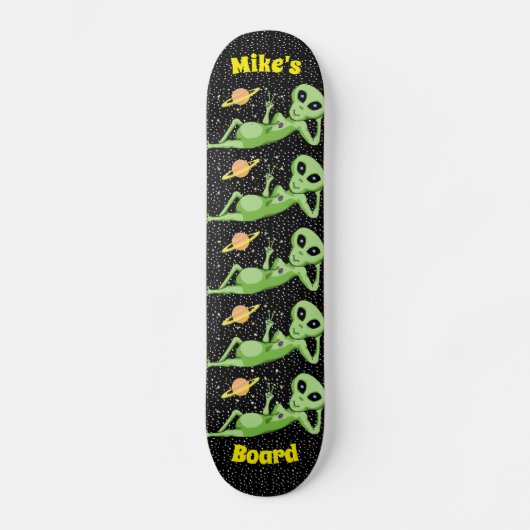 Peace Alien Skateboard Deck (Vorderseite)