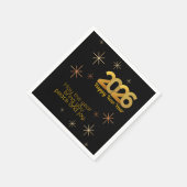 Peace and Joy 2026 Paper Napkin Serviette (Ecke)